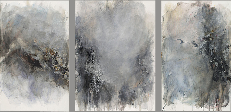Bj�rn Warwas, Triptychon ohne Titel, 2007